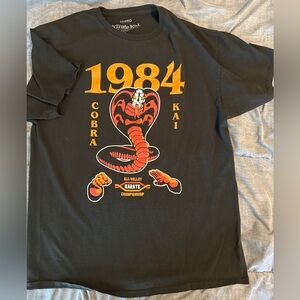 Bundle (2) Men’s size Large Shrek and Cobra Kai tshirts